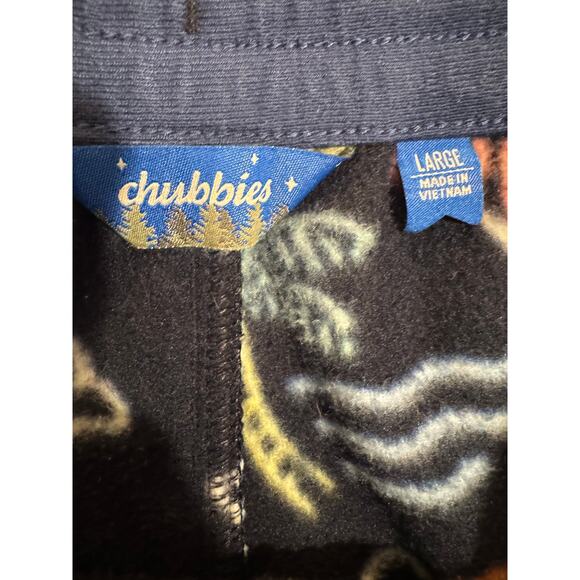 Chubbies Neon Lights Fleece Lounge Shorts Large - Picture 4 of 5